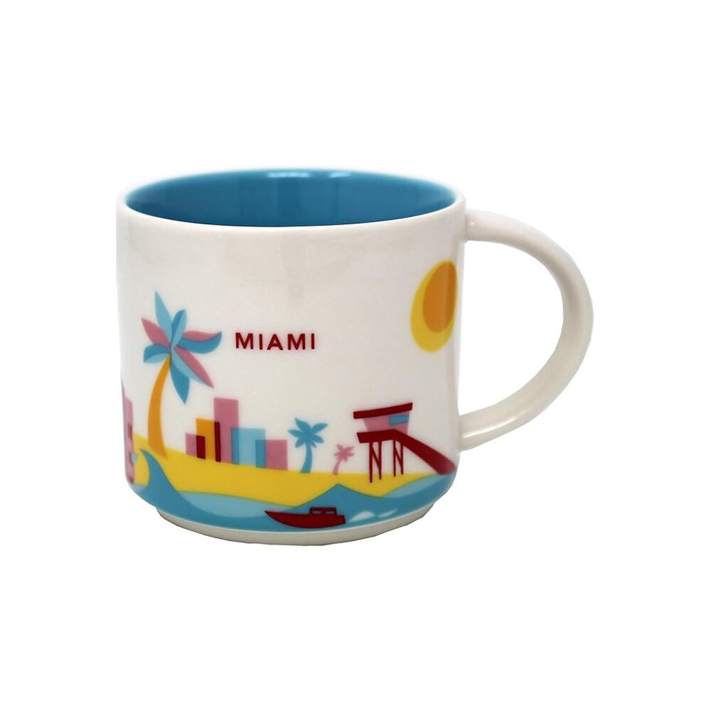 Starbucks You Are Here Series Miami Mug, 14 oz